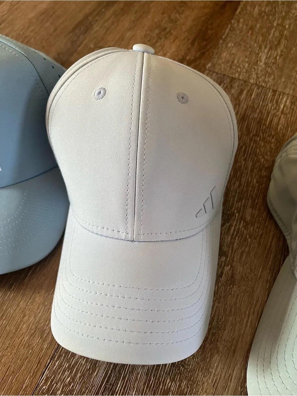 adidas Light Blue and periwinkle and Performance Baseball Caps plus other